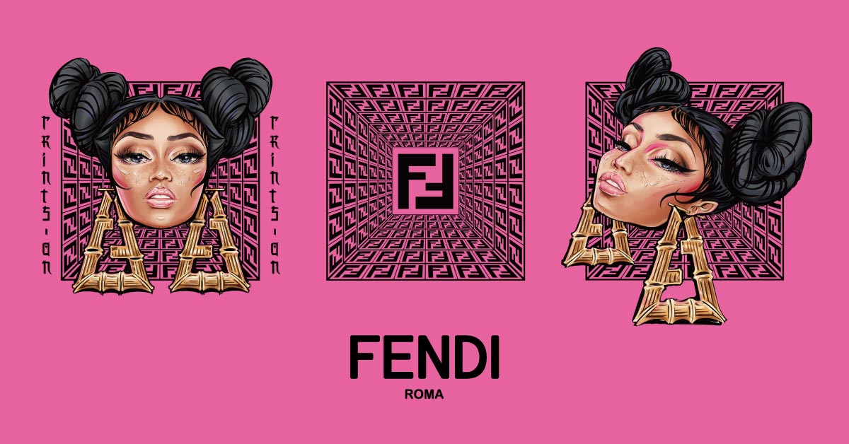LINE友だち限定！FENDI Prints On オリジナル壁紙】 ラッパーの