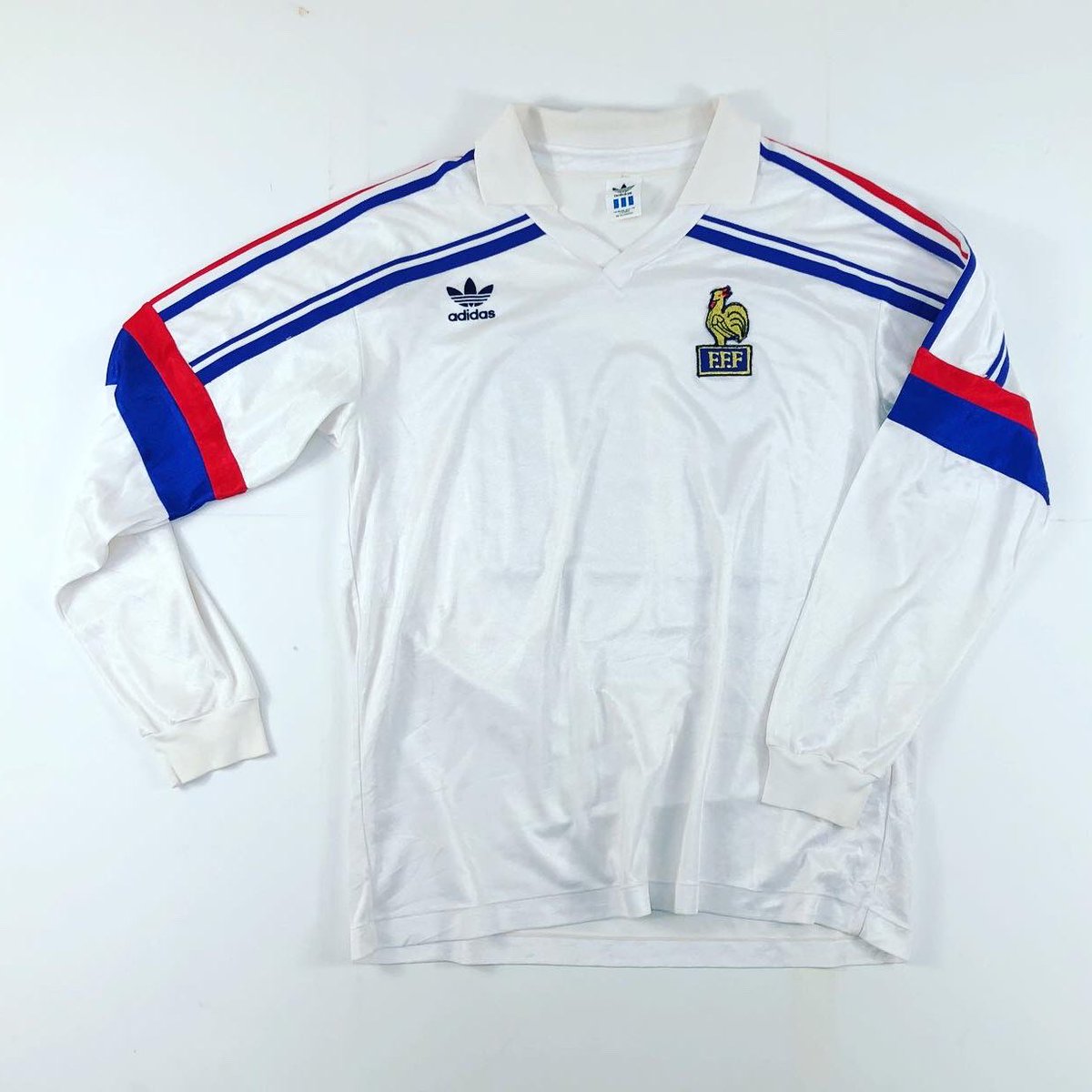 フランス　1986 ユニフォーム　ホーム　清商業モデル [値下げ]adidas