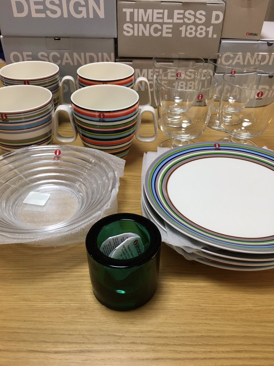 イッタラの福袋、答え合わせです！ 私の大好きなORIGOが大量に入ってい