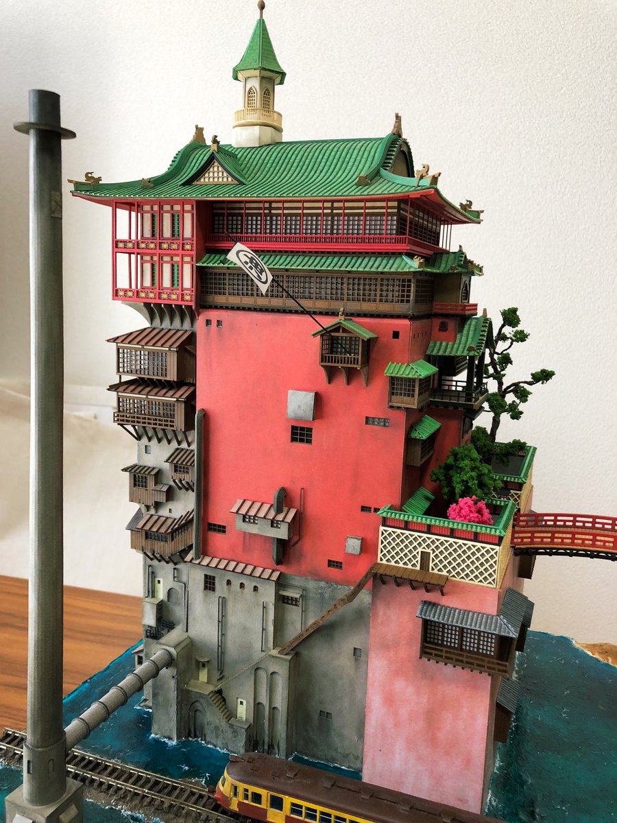 千と千尋の神隠し 油屋 完成写真 外観 #ジブリ #千と千尋の神隠し