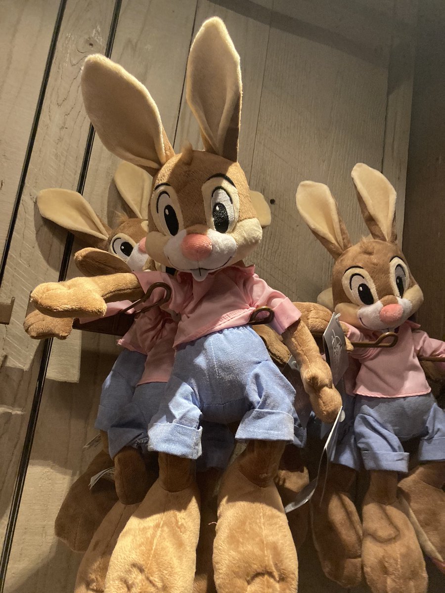 スプラッシュマウンテンのグッズは売切れです…💦 人形の棚が うさぎ