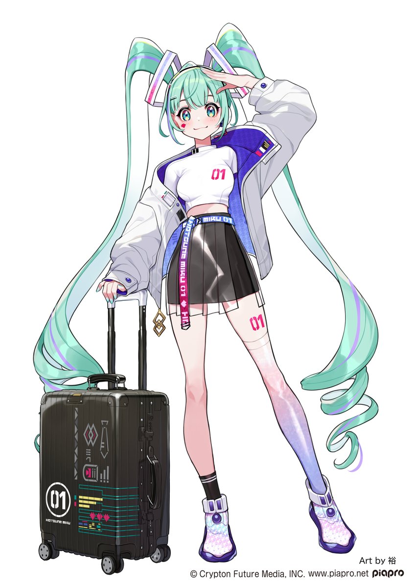 🎊『初音ミク デザインキャリーケース』の予約受付中🎊 たっぷり入る
