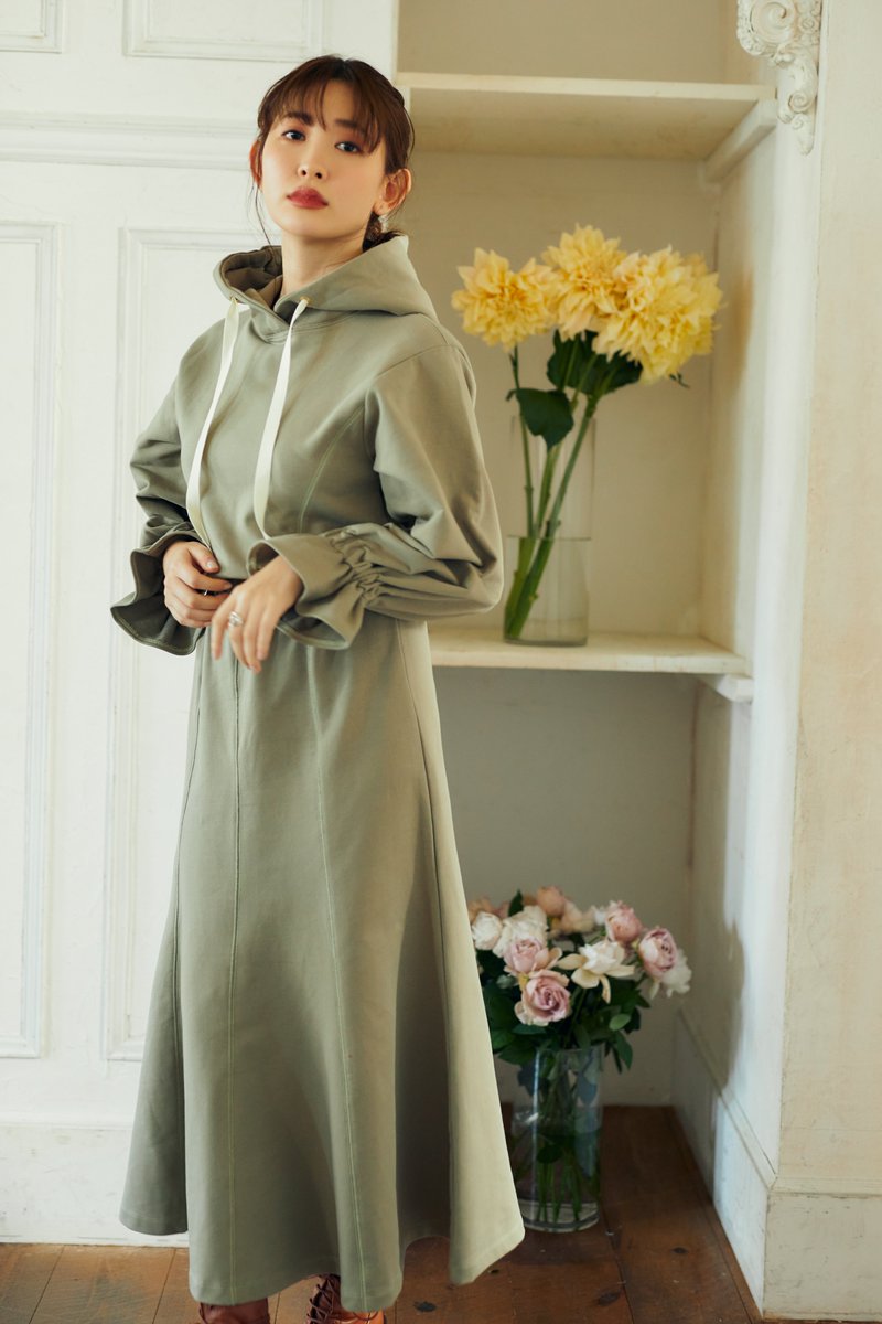 Hooded Cotton-blend Jersey Dress// ▶︎2021.01.29(fri) at 7 p.m.