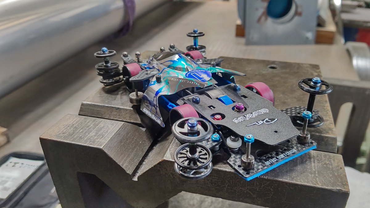 落ち着いたらまた再開したいです。 #ミニ四駆