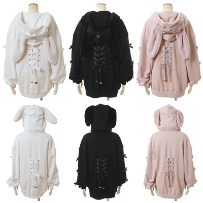 ♡ New Arrival ♡ 9/22(Fri) 店頭発売 うさみみメニーリボンパーカー