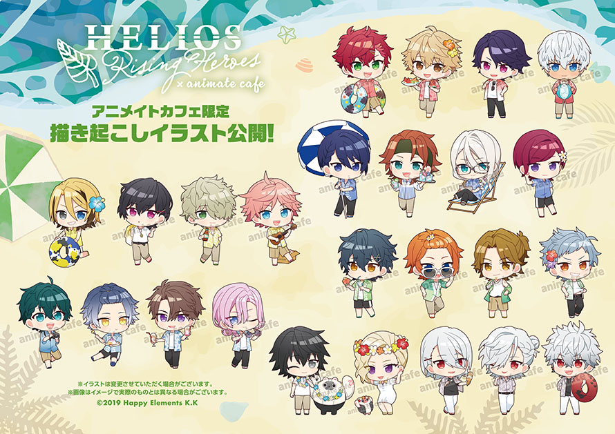 エリオスR コロッタ バーブロ コースター アニメイトカフェ アニカフェ