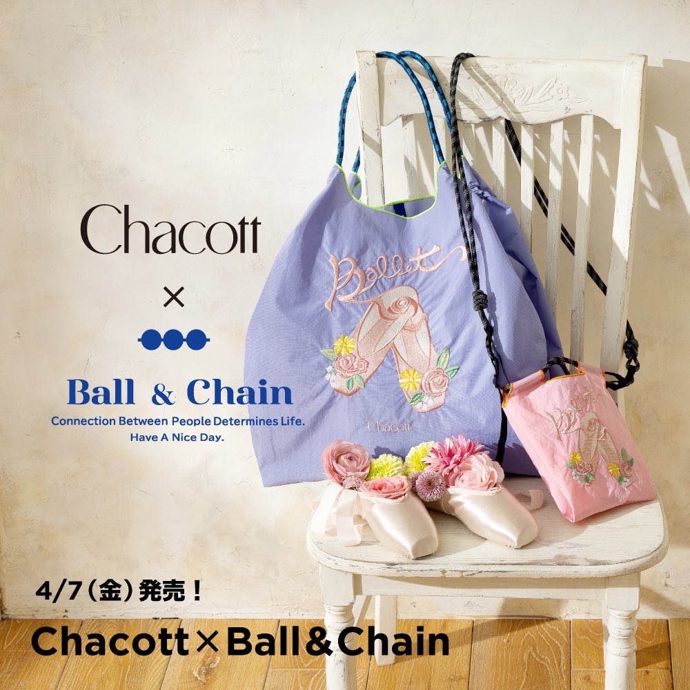 Chacott × Ball & Chain 】 人気 ブランドBall&Chain（ボールアンド