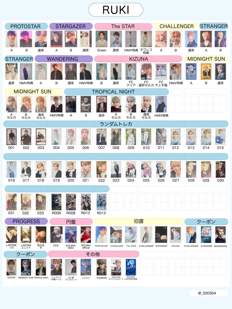 jo1 白岩瑠姫　トレカ　ソロコントレカ　ソロコン　ラポスタ