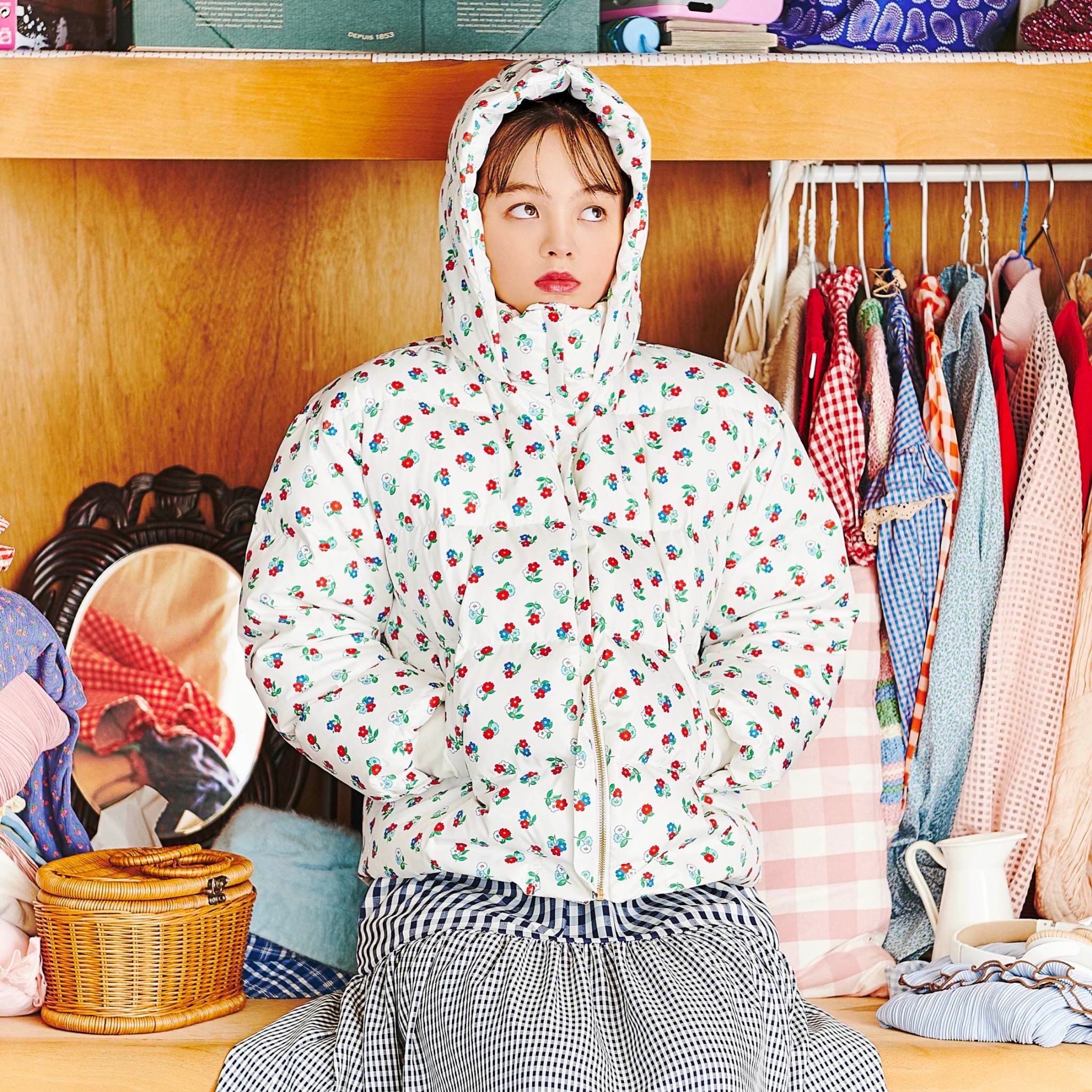 POPPYフラワーキルティング ロング あさぎーにょ poppy あさぎーにょ