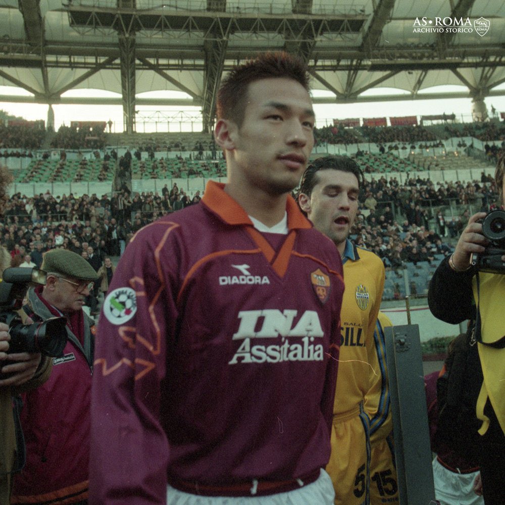 2000年1月16日、中田英寿選手がASローマデビューした日🇯🇵 スクデット