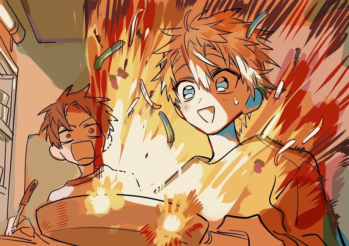 🔥🔥🍳🔥🔥 #花子くん17巻と画集2発売中！