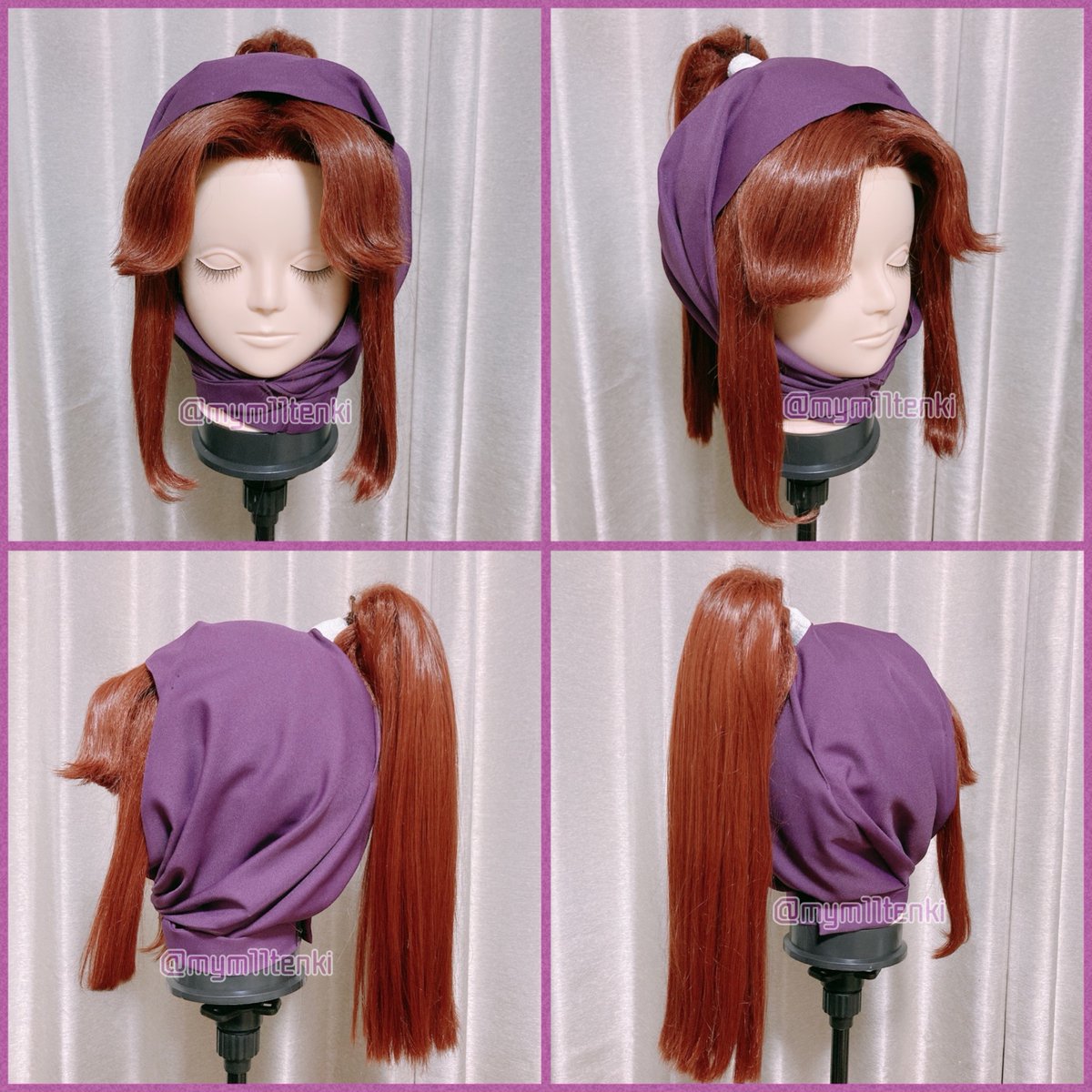 まゆめズラ工房 RKRN//忍たま 平滝夜叉丸 ウィッグ🌹✨ 前髪と姫毛は