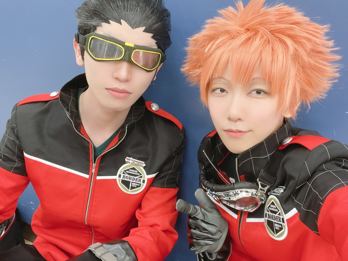 コスプレ🔹ワールドトリガー 水上敏志:廃材 生駒達人:ぱっちょ