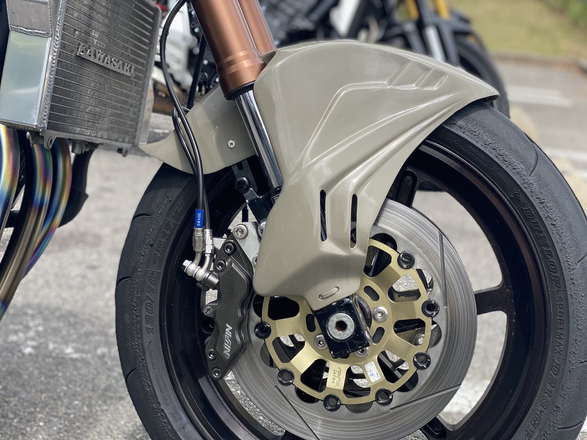 ZXRエアロシャーク これはカッコいいわ！！ #フルBEET #ベージュのZRX