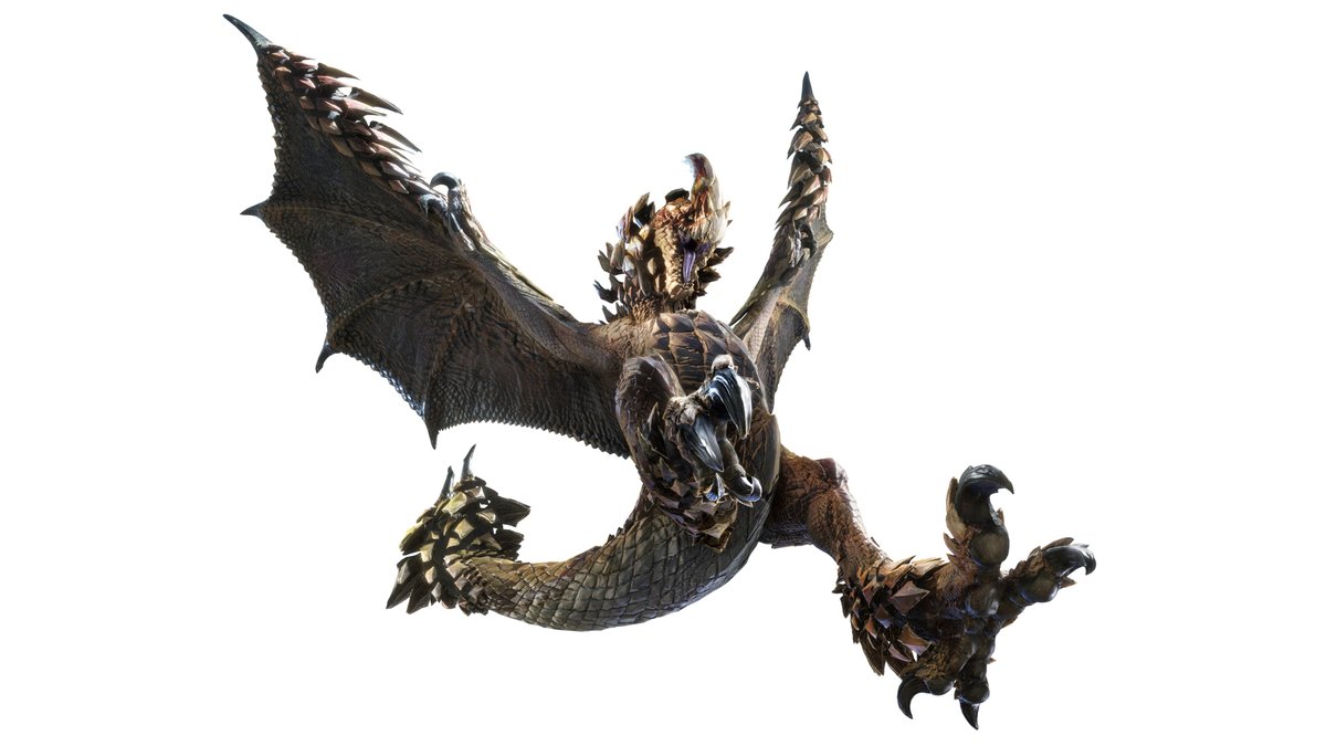 千刃竜 セルレギオス】 刃物のように鋭い「刃鱗」に身を包む飛竜種