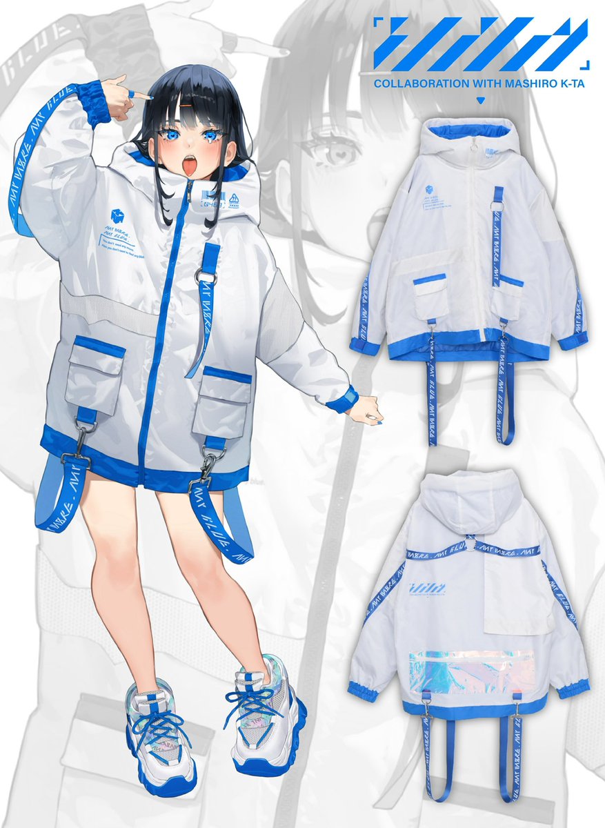 ililil×真白K大】 ililil様（@ililil_jp）とのコラボパーカーが発売