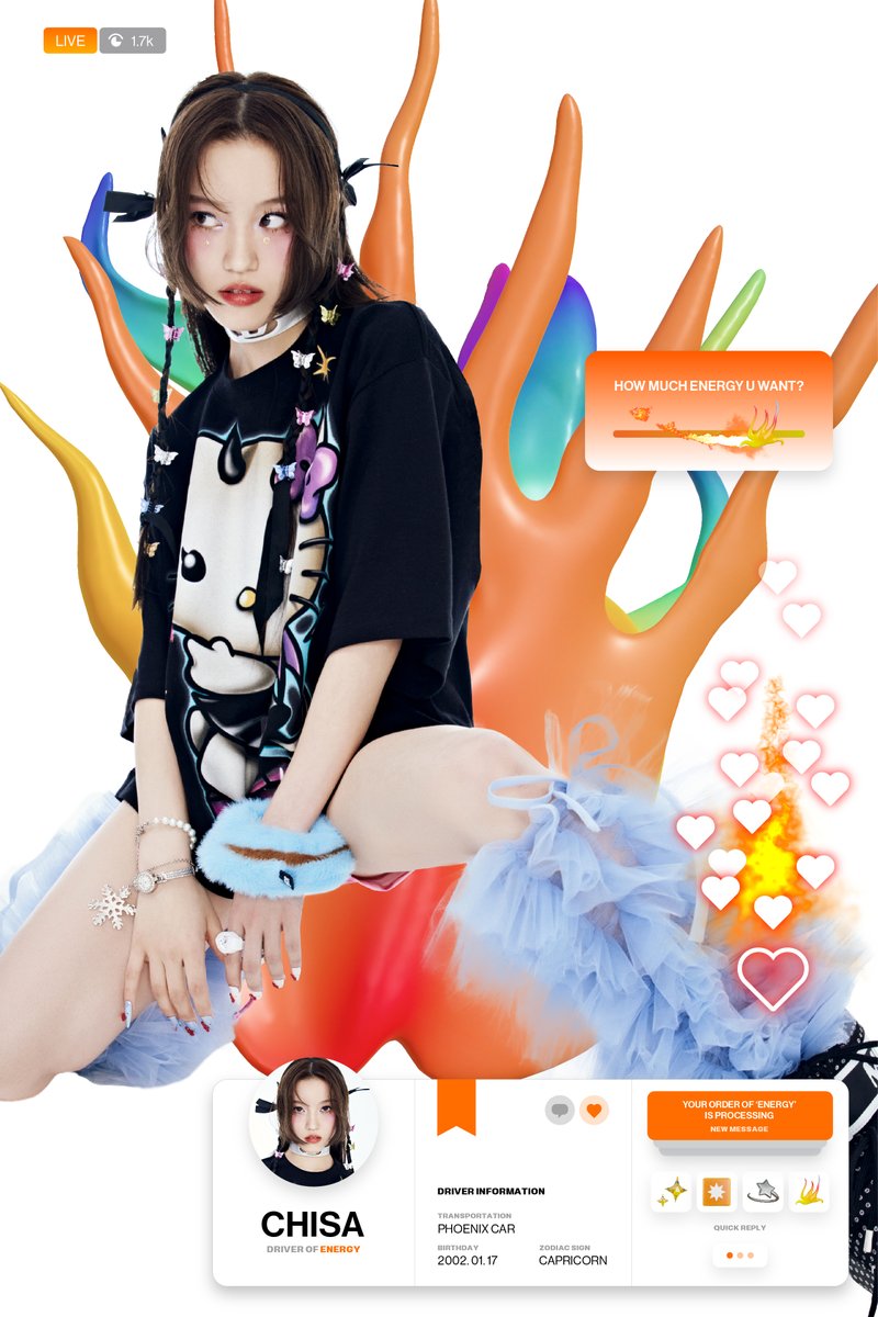 XG shootingstar 特典 CHISA Celebrate 50M Shooting Star set : Chisa