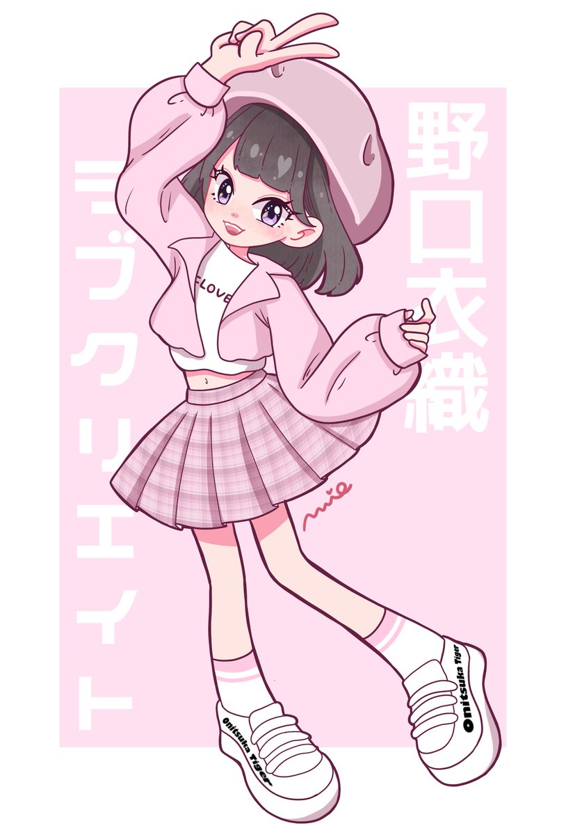 💖💖💖 #イコラブいらすと部 #ラブクリエイト #野口衣織 ちゃん