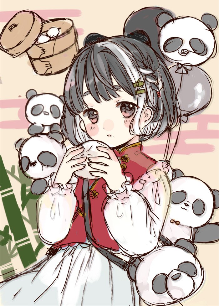 手描きイラスト オリジナル 【チャイナっ娘】 オリジナル / 創作