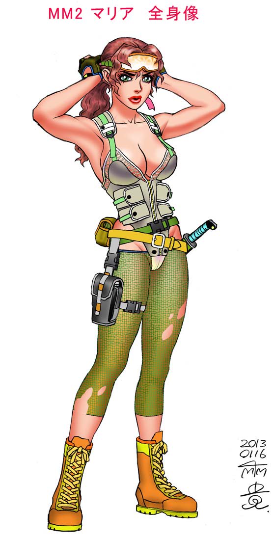 メタルマックス4の時追加で作画したMM2のマリア全身像