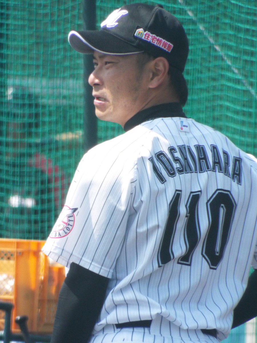 千葉ロッテマリーンズ 支給品ユニフォーム 吉原正平打撃投手 千葉