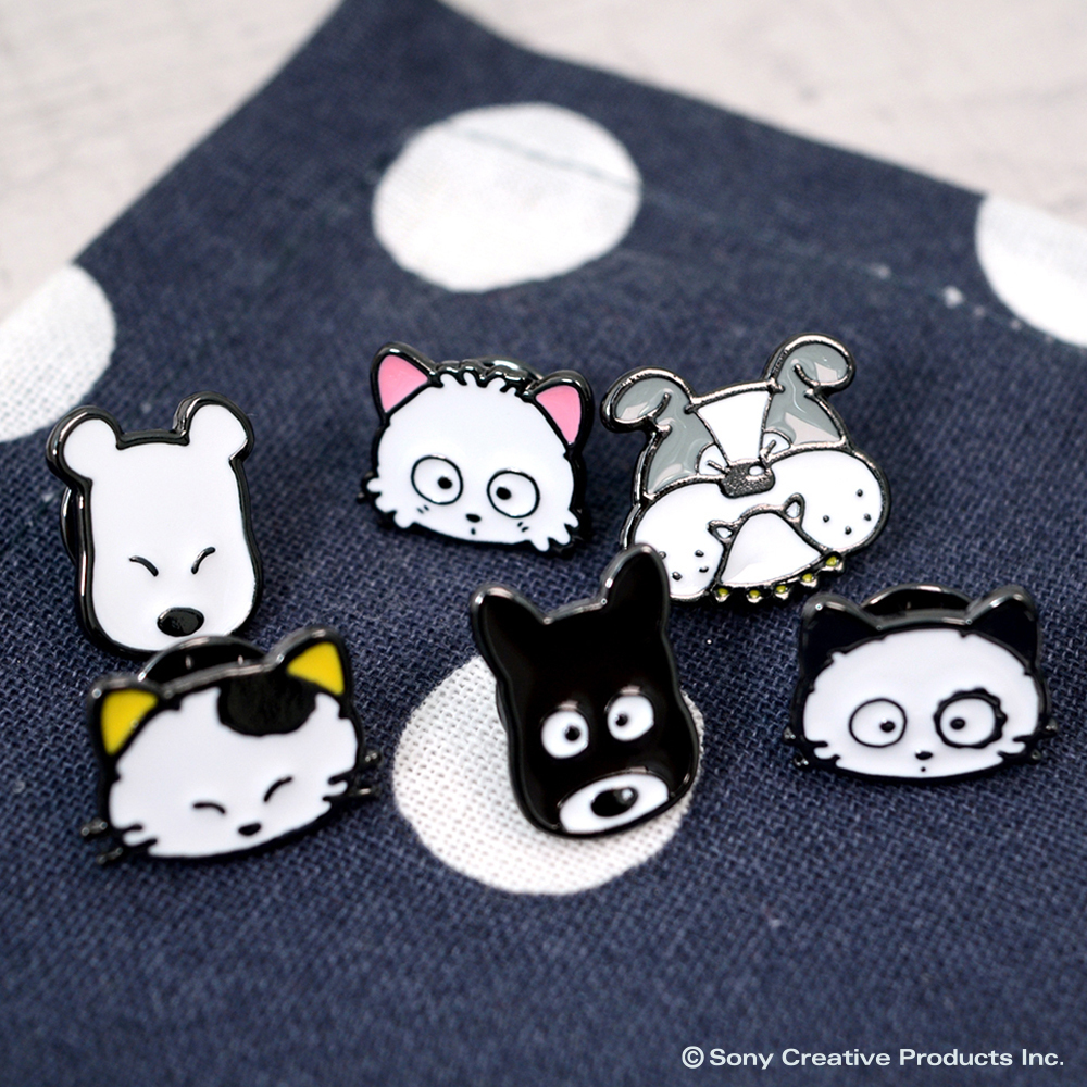 指先サイズがかわいい！☝️ タマ＆フレンズのピンバッジがタマ