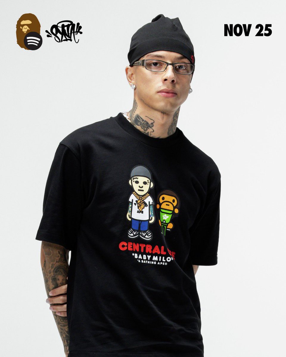 BAPE®︎ x SPOTIFY x Central Cee SYNA WORLD コラボコレクションが
