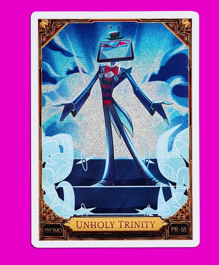 ハズビンホテル ヴォックス プロモカード UNHOLY TRINITY Hazbin Hotel