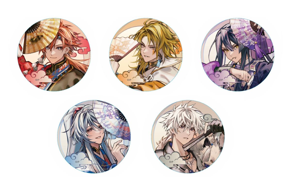 マツリカの炯 燕來 缶バッジ マツリカの炯 燕來 アニメガ 缶バッジ 4点