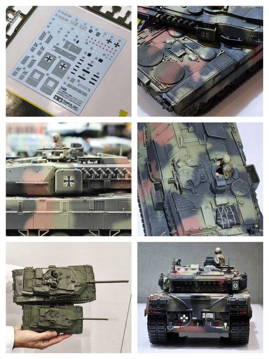 会場発表】1/48 ドイツ連邦軍主力戦車 レオパルト2 A7V○2026年1月発売