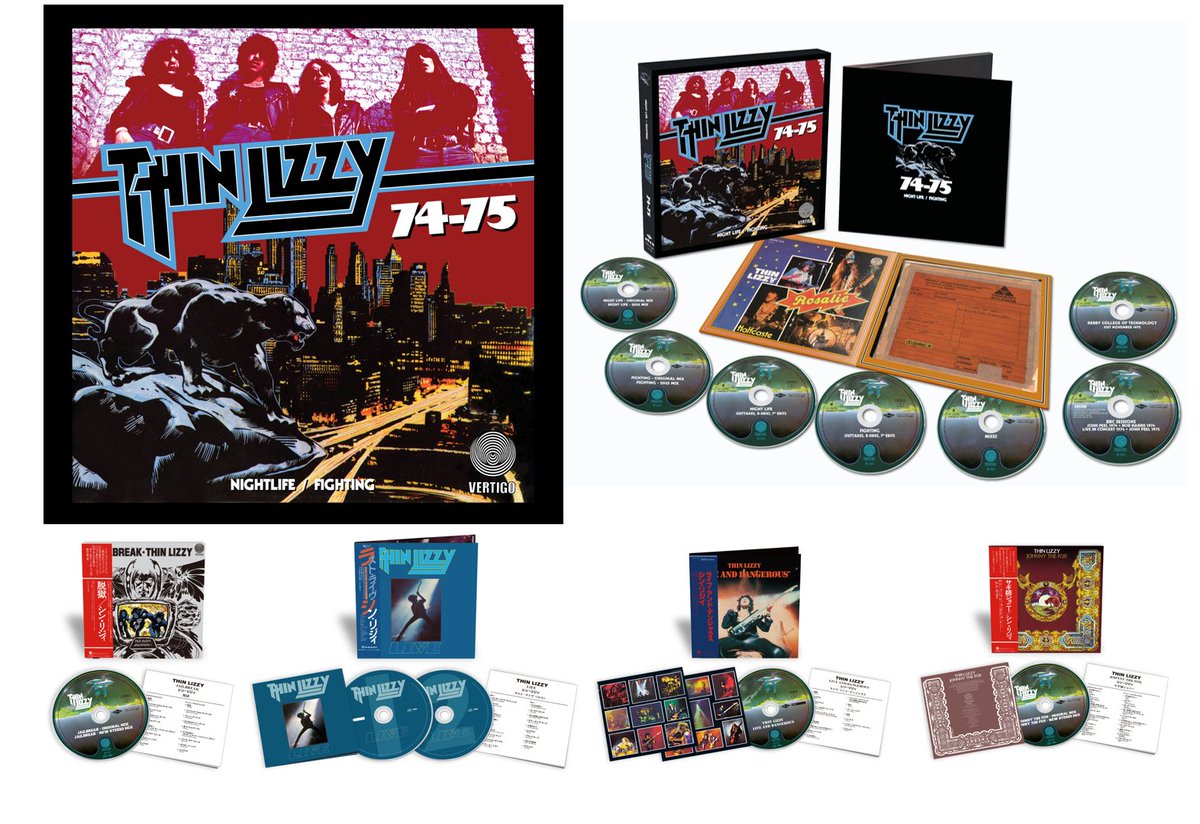 💿本日発売💿 シン・リジィ バンドが大きな飛躍を遂げた時期の音源を