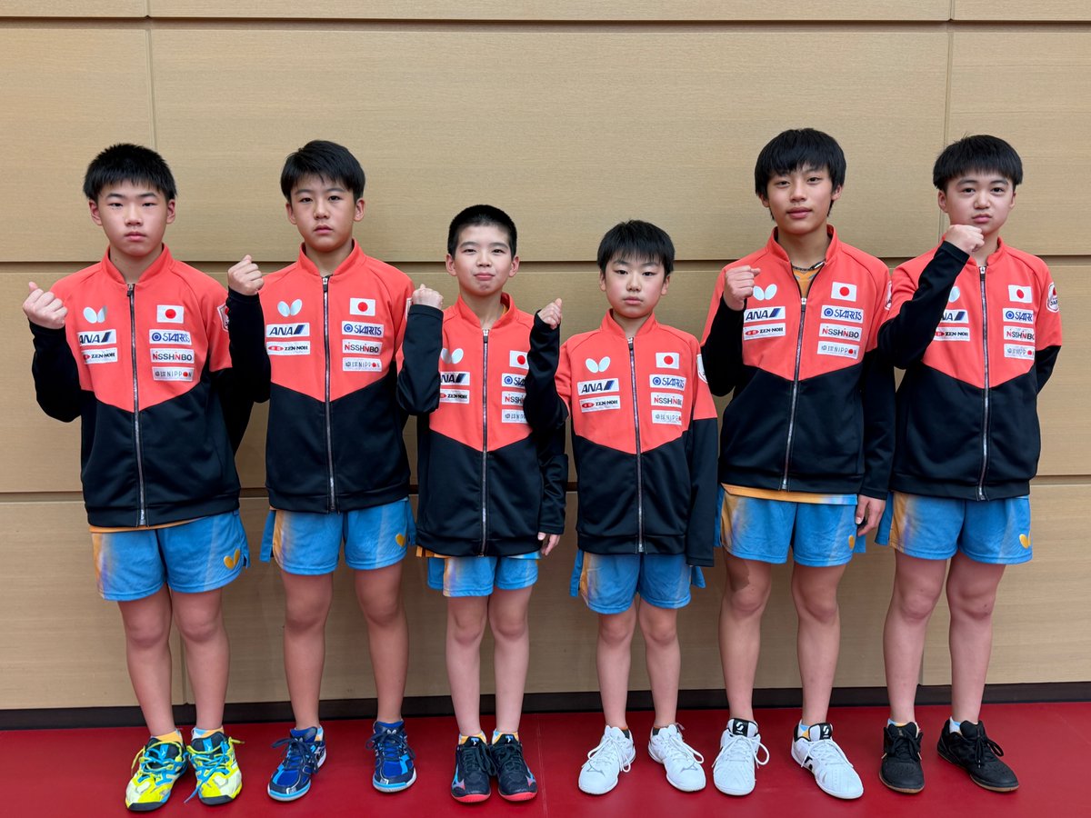 あさって開幕🔥🔥 🏓ATTU第34回東アジアホープス卓球大会 📸左から