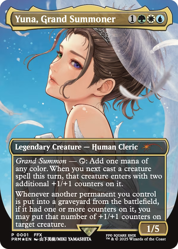 あ*ん様 MTG 大召喚士、ユウナ コマンダーリーグ プロモ 日本語版 MTG