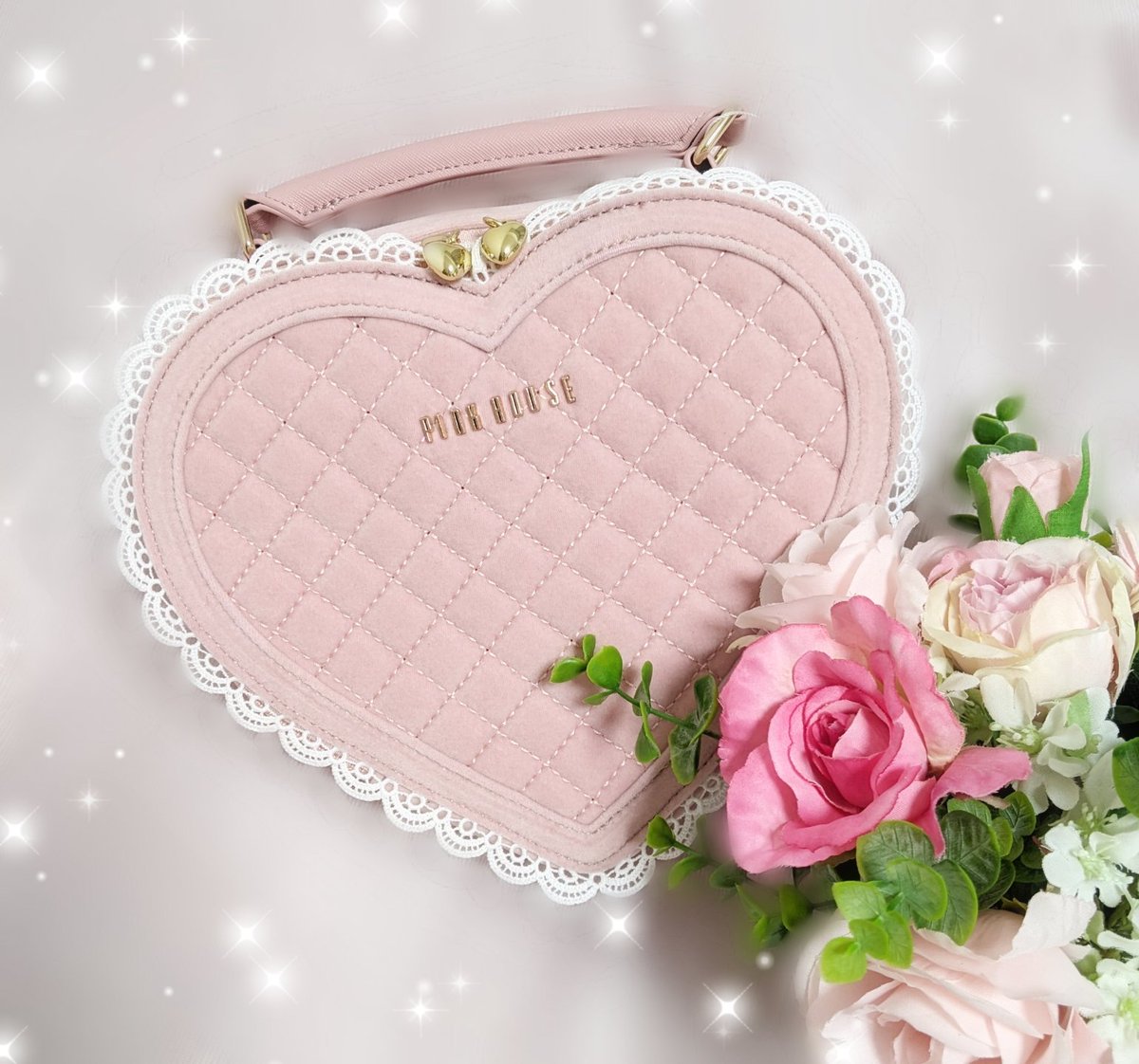 最近の購入品の中では大物🫶✨！ ピンクハウスさんのハートバッグ