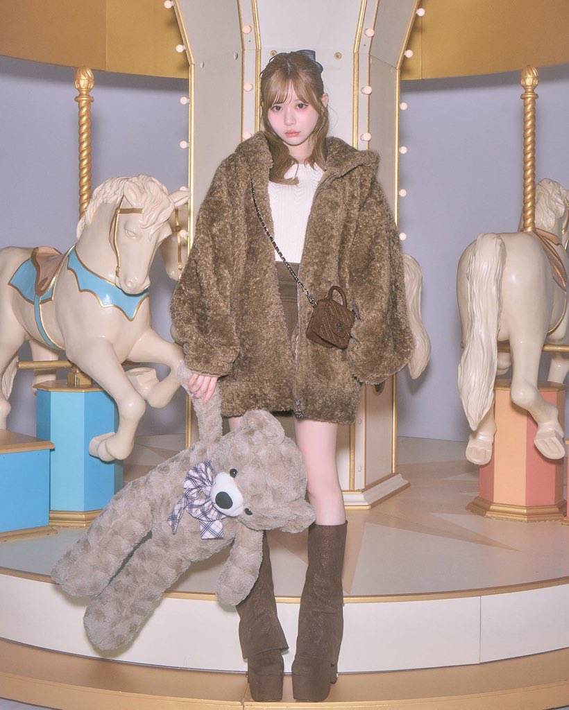 𝐏𝐈𝐂𝐊 𝐔𝐏 】 🤎🧸ふわもこくまちゃんコーデ🧸🤎 思わず抱きしめ