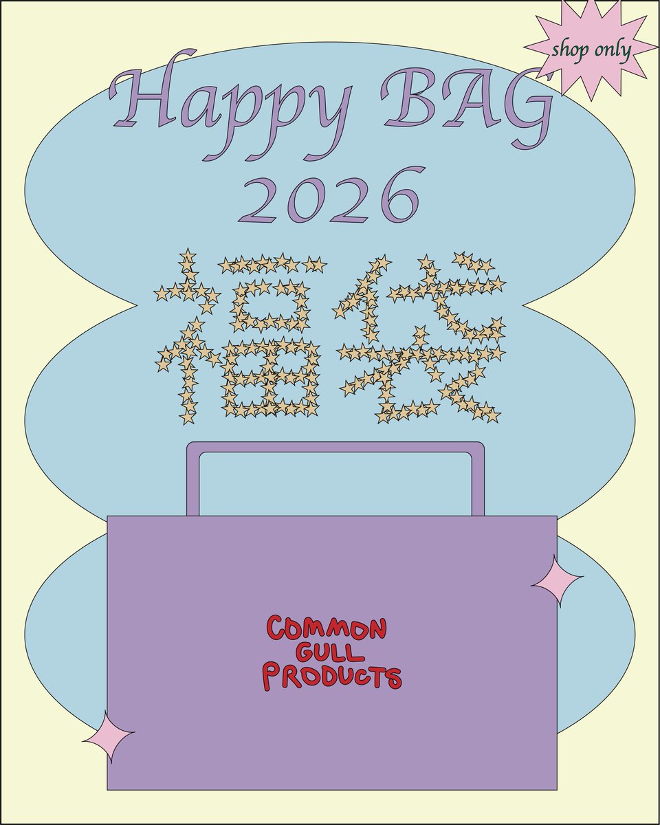 common gull products. 2026福袋˚✧₊⁎ 店舗限定で明日からスタート
