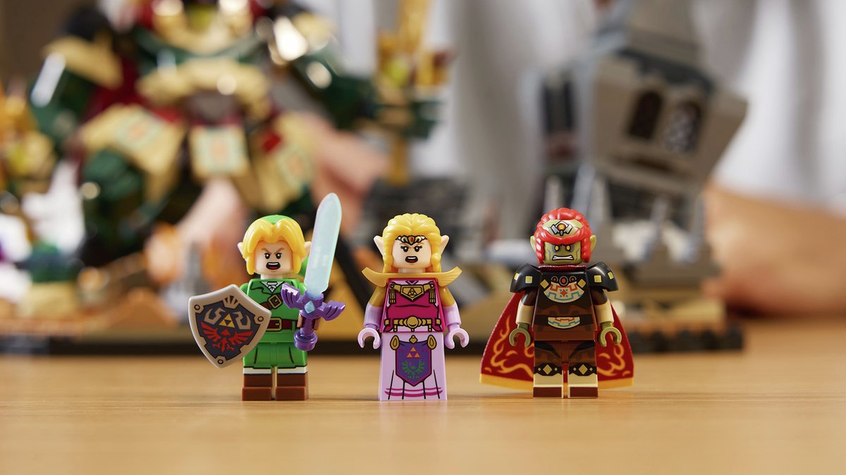 ゼルダの伝説 時のオカリナ』ガノン城での決戦を再現したレゴセットが3