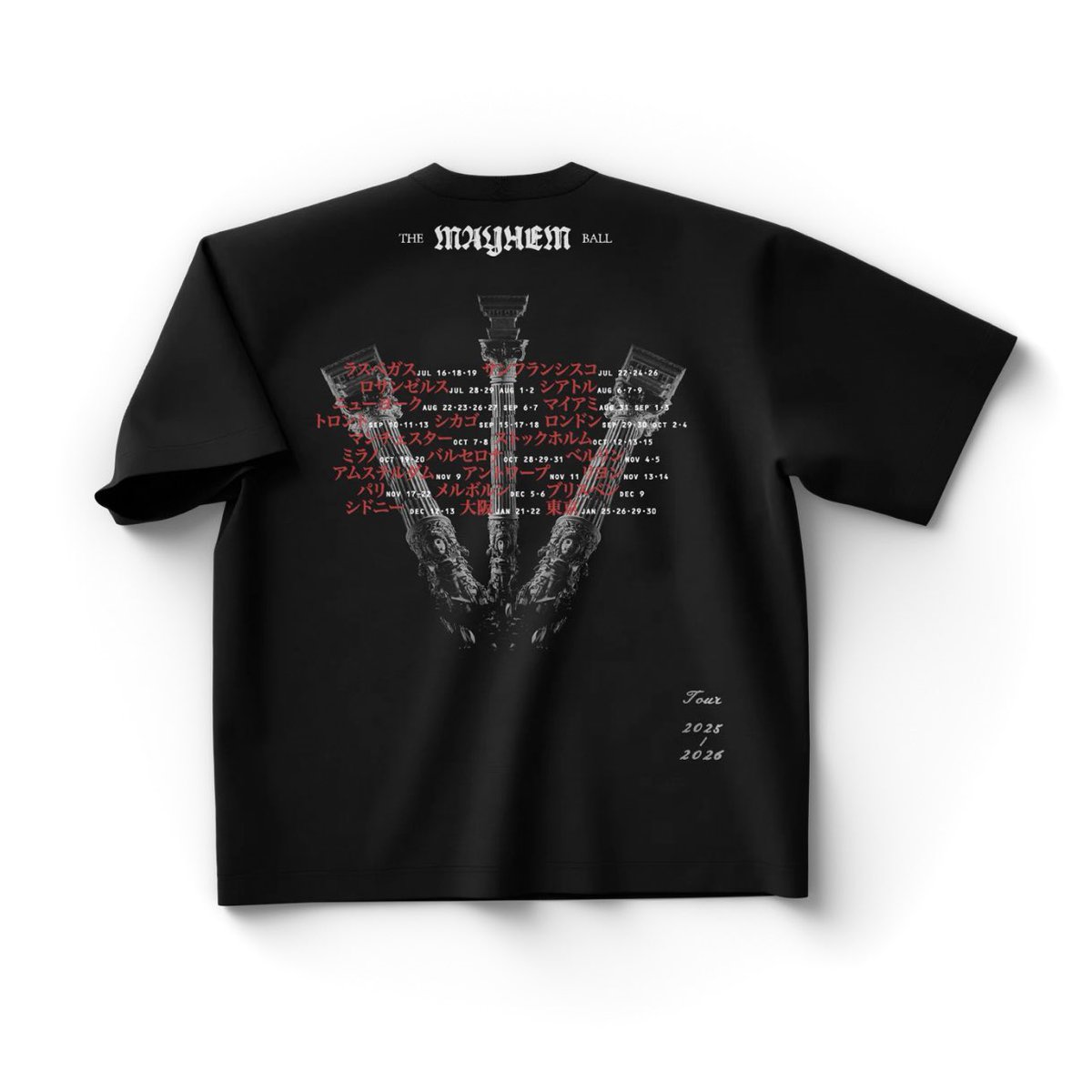 Lady Gaga様の「踊るか死ぬか」Tシャツ！ 良い画質で見たら〜 こんな