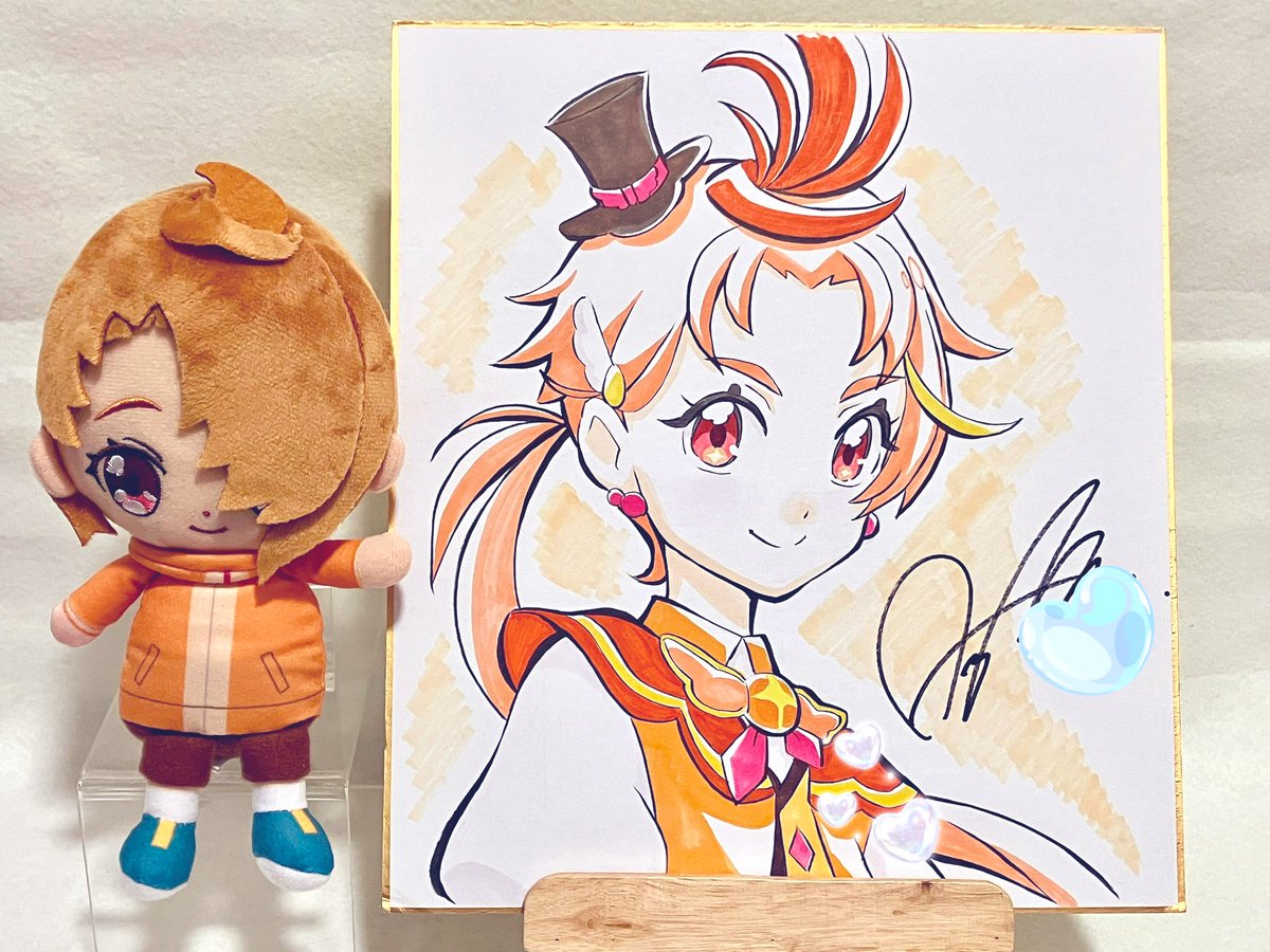 家宝にします😭😭😭 「板岡錦さん直筆キャストサイン入り色紙」 実は