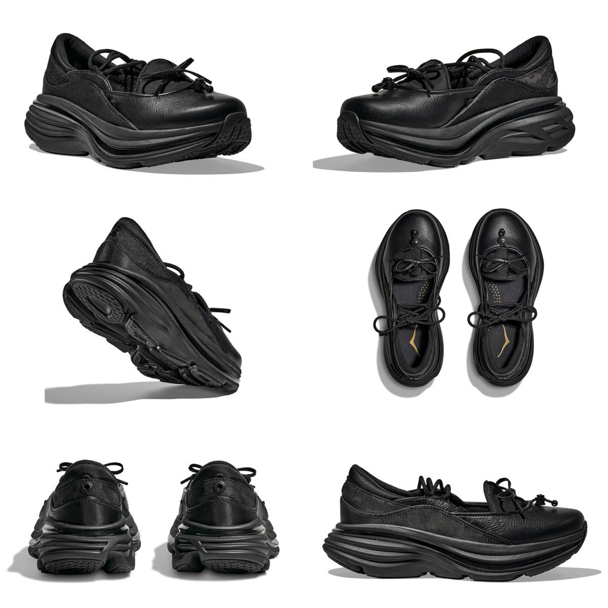 HOKA『BONDI Mary Jane “Black”』が国内1月16日（金）AM0:00 より各