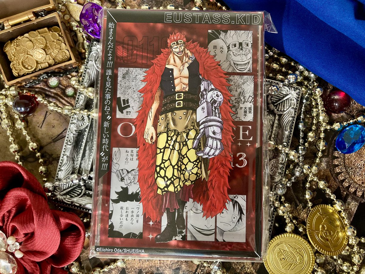 ONE PIECE BASE SHOPくじ アクリルブロック ユースタス・キッド