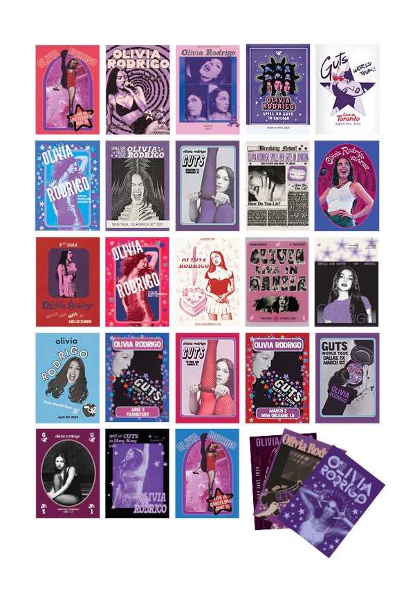 オリヴィア・ロドリゴ 公式サイトにて限定トレーディングカードが発売