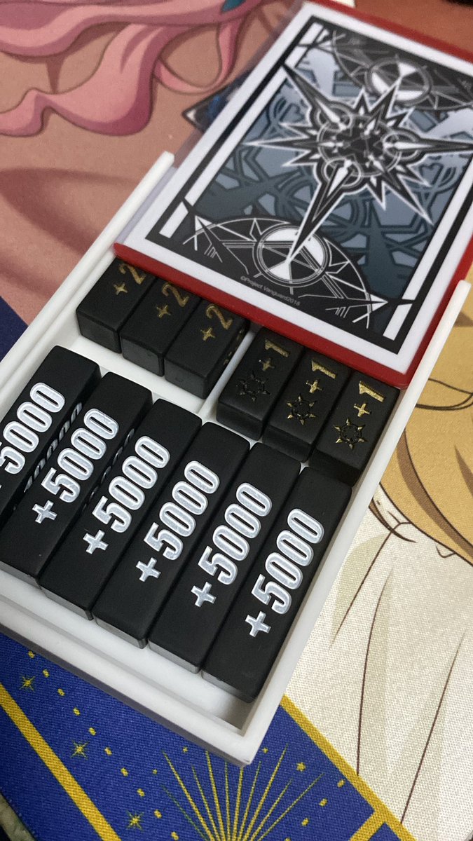 塗装も完了して、自作パワーカウンターセット完成〜✨ 黒ケースも