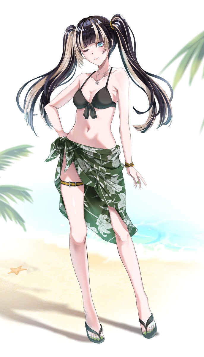 水着らでんちゃん！ #らでん似絵