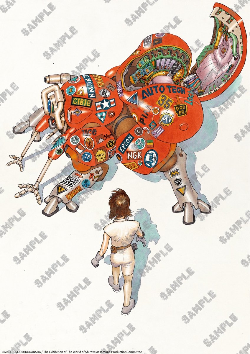 ◤ 「大友克洋 × 攻殻機動隊」トリビュートイラストを 大阪会場で初