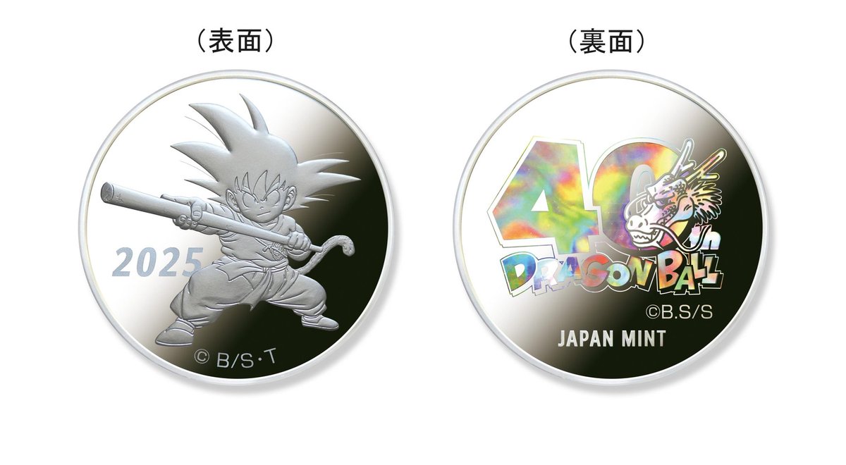 2025プルーフ貨幣セット　造幣局 [おまけ付き]ドラゴンボール40周年