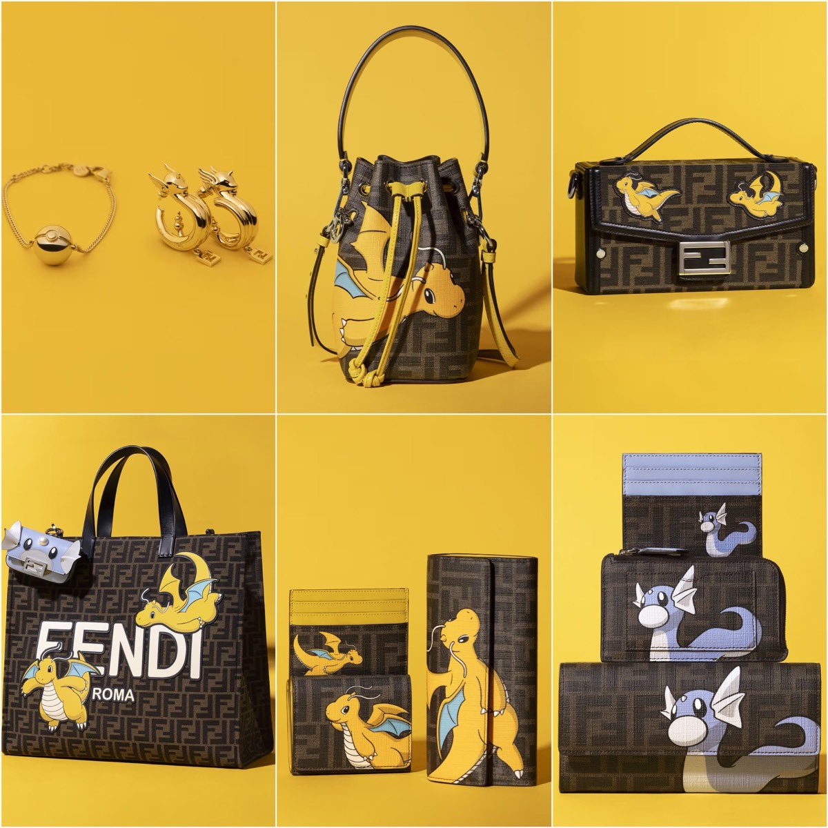 FRAGMENT × POKÉMON × FENDI によるトリプルコラボコレクションが登場