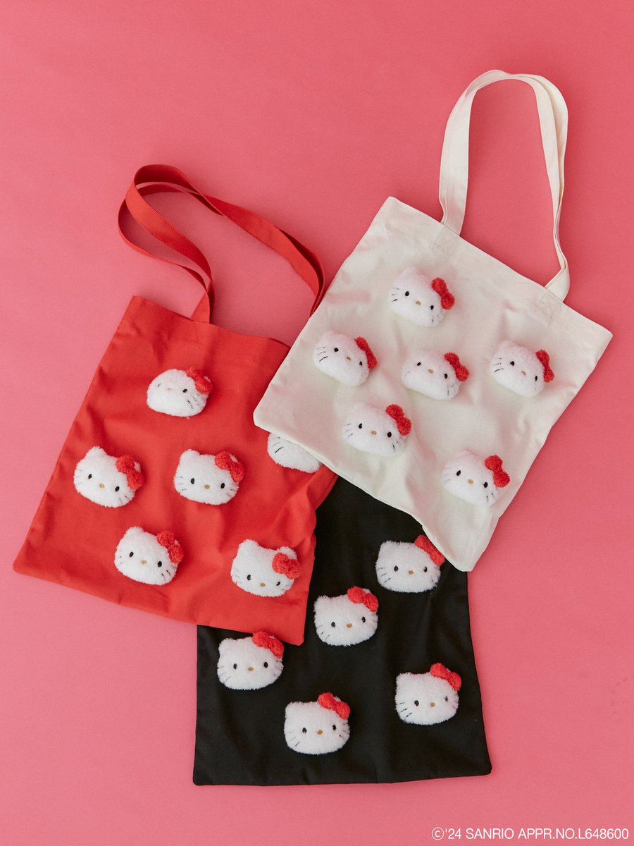 ◌ preorder ◌ 🎀 HELLO KITTY × merry jenny 🎀 もこもこﾄｰﾄ ￥9,350