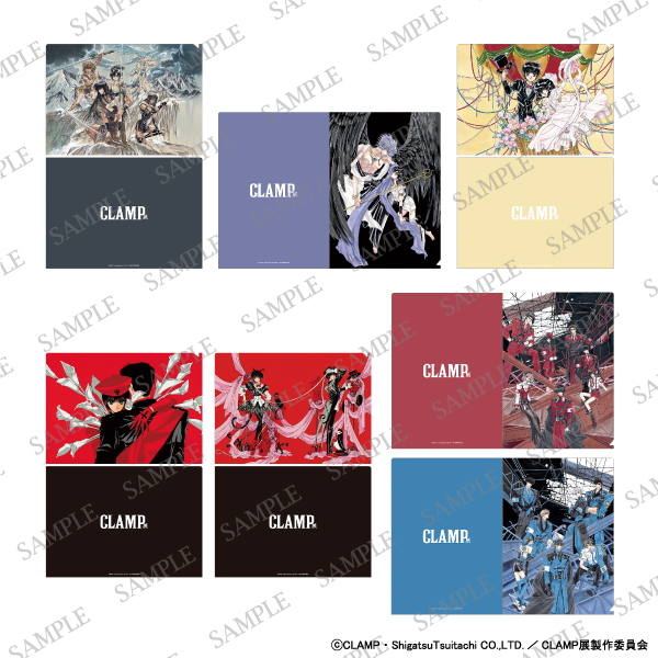 ◤CLAMP展 商品情報◢ □シングルクリアファイル（22種） CLAMPの美麗
