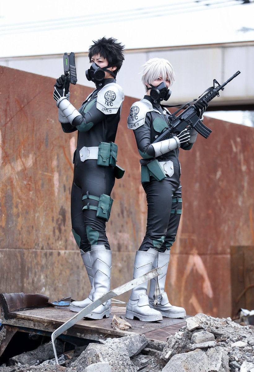 cosplay 【怪獣8号/KaijuNo8】 日比野カフカ：こーたそ 市川レノ：瑠那